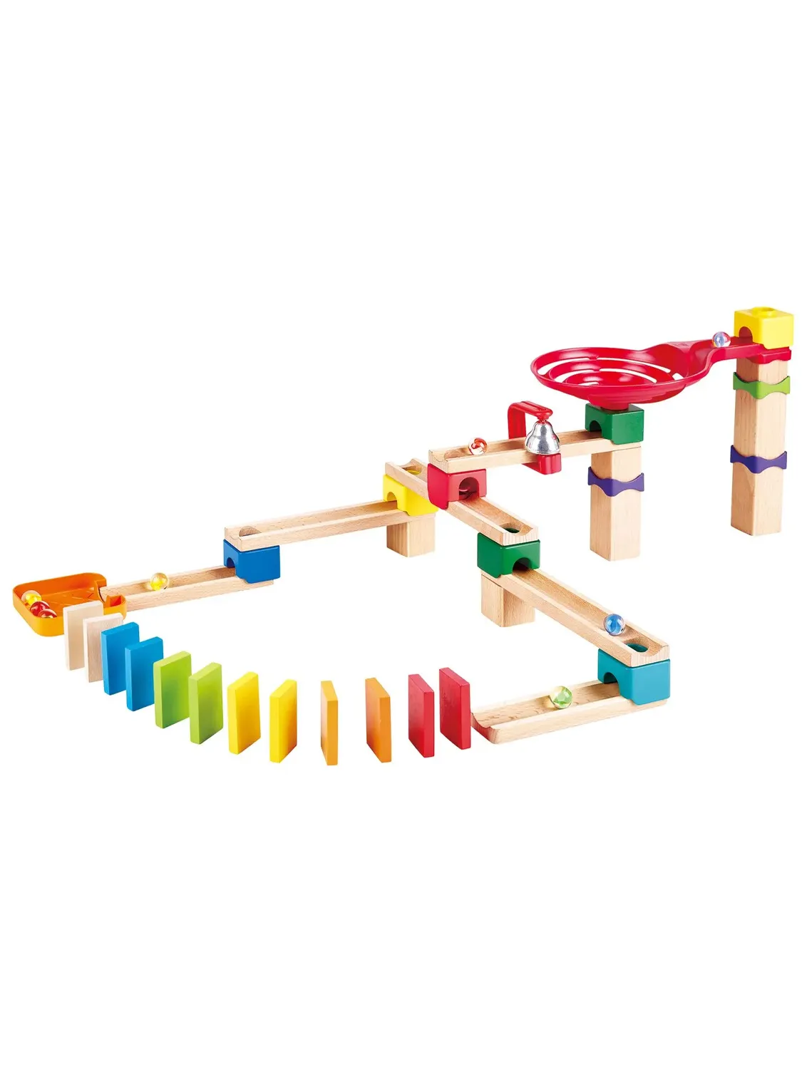Игровой набор Hape «Съезд шариков с домино» E1102_HP