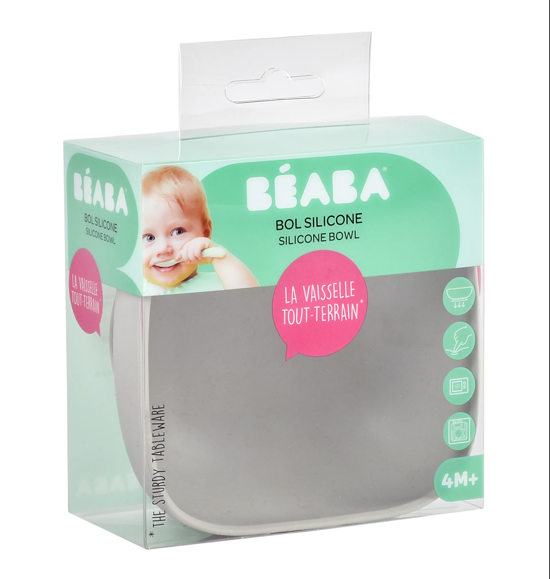 Тарелка Beaba из силикона SILICONE SUCTION BOWL
