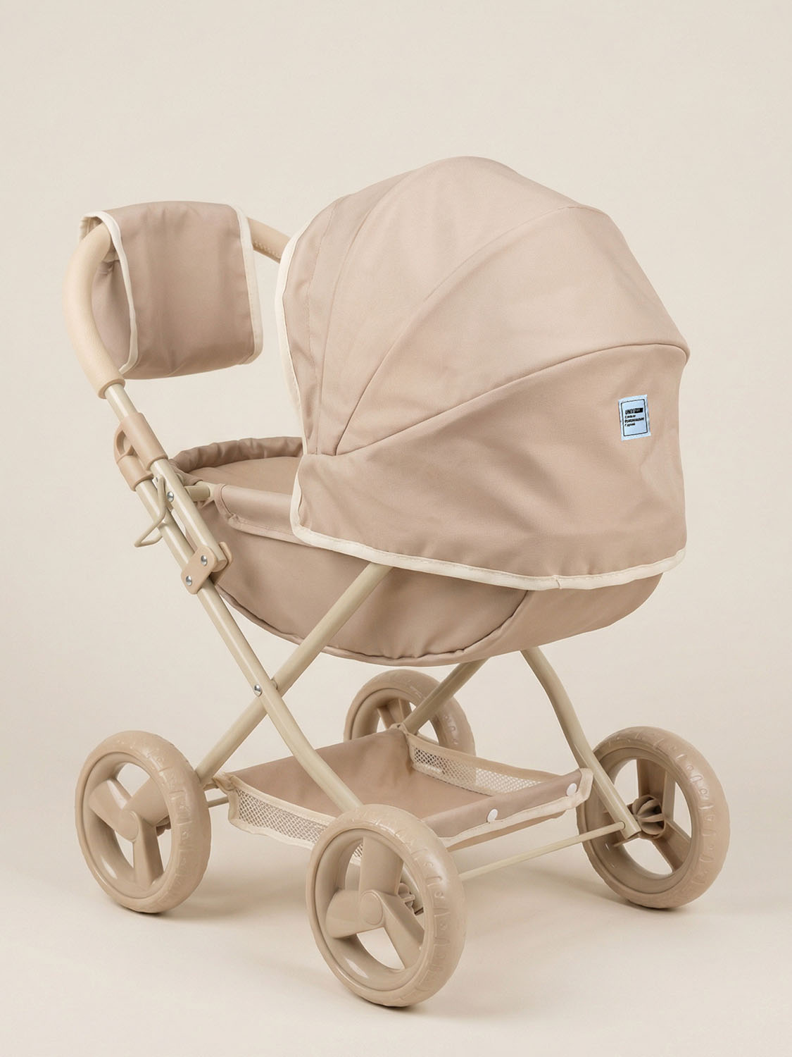 Коляска UNIX Kids Cradle Doll для кукол Бежевый (Camel) DOLLCRADLECL