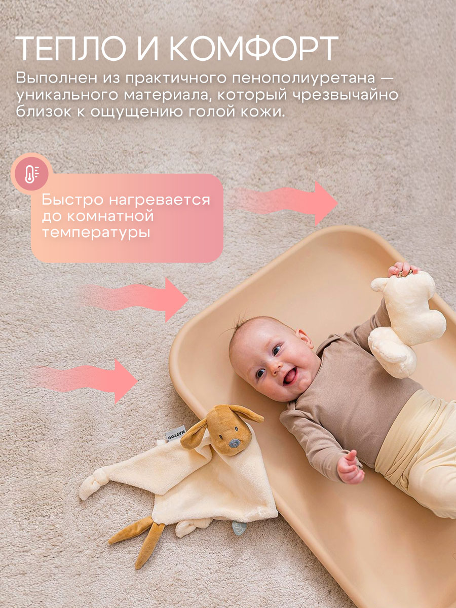 Набор: Подложка (матрас) пеленальная Nattou и Горшок Fiorellino