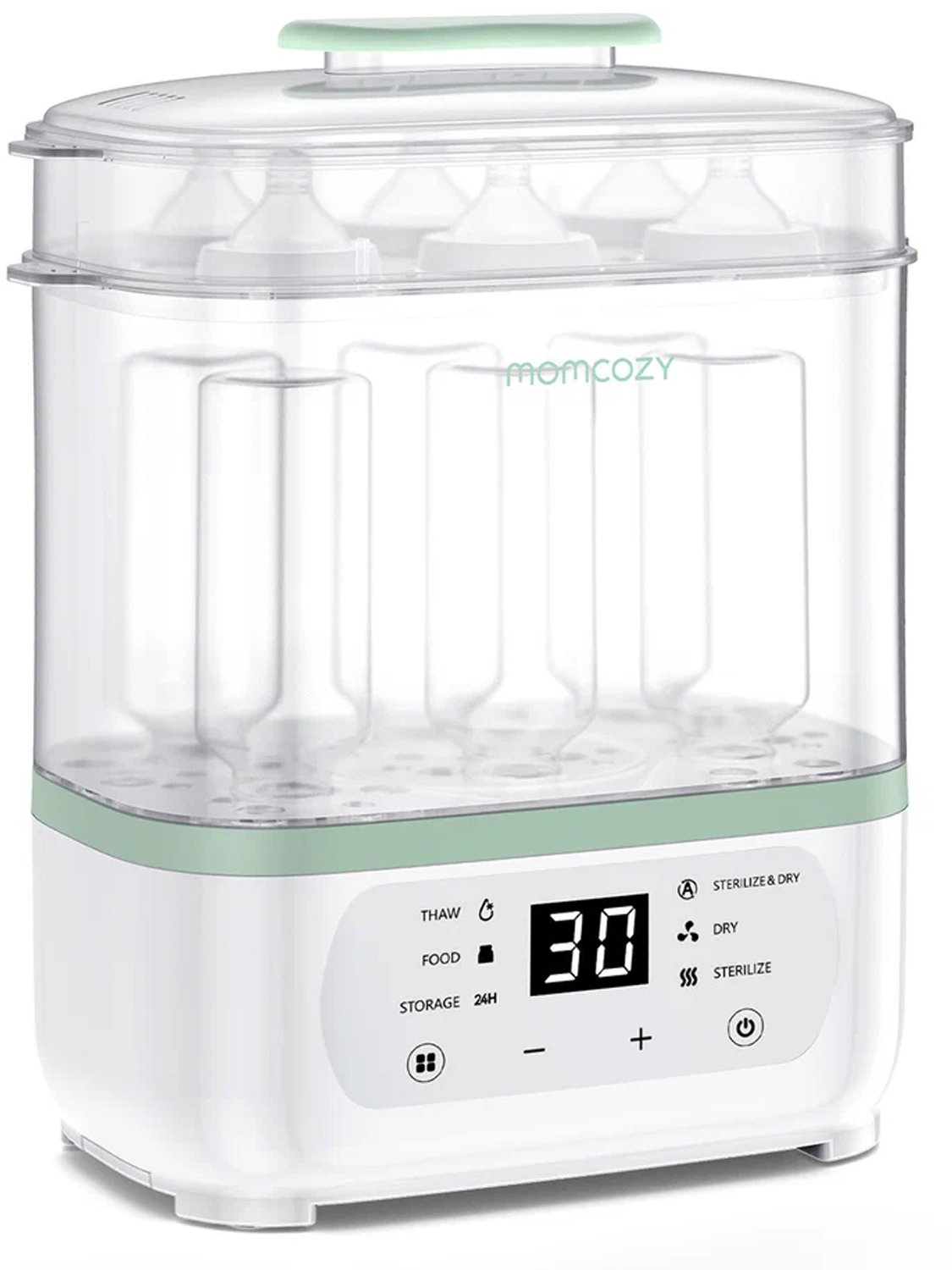 Стерилизатор Momcozy электрический паровой для детских бутылочек 8 в 1 BS02
