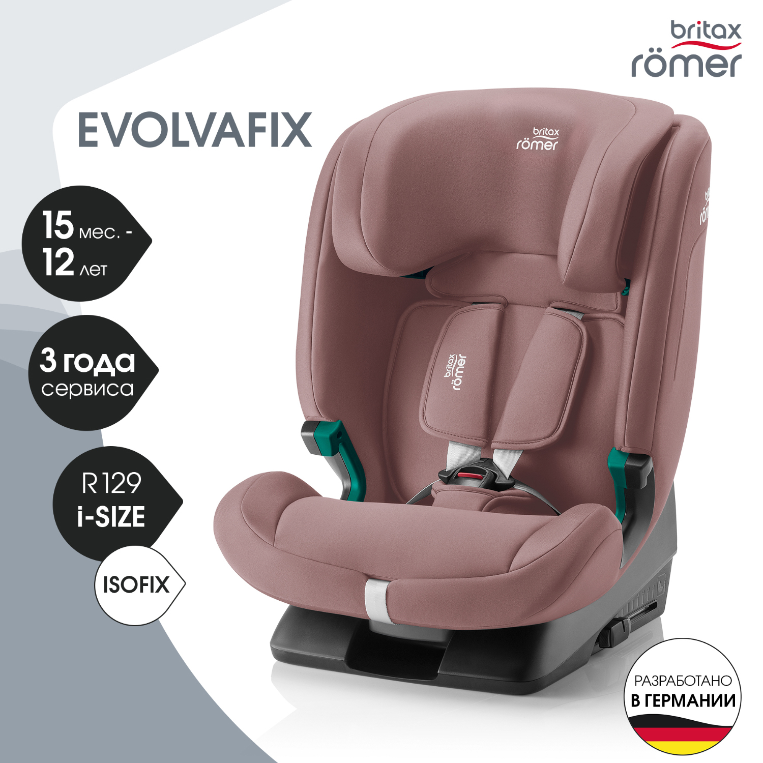Автокресло 1/2/3 Britax Roemer EVOLVAFIX