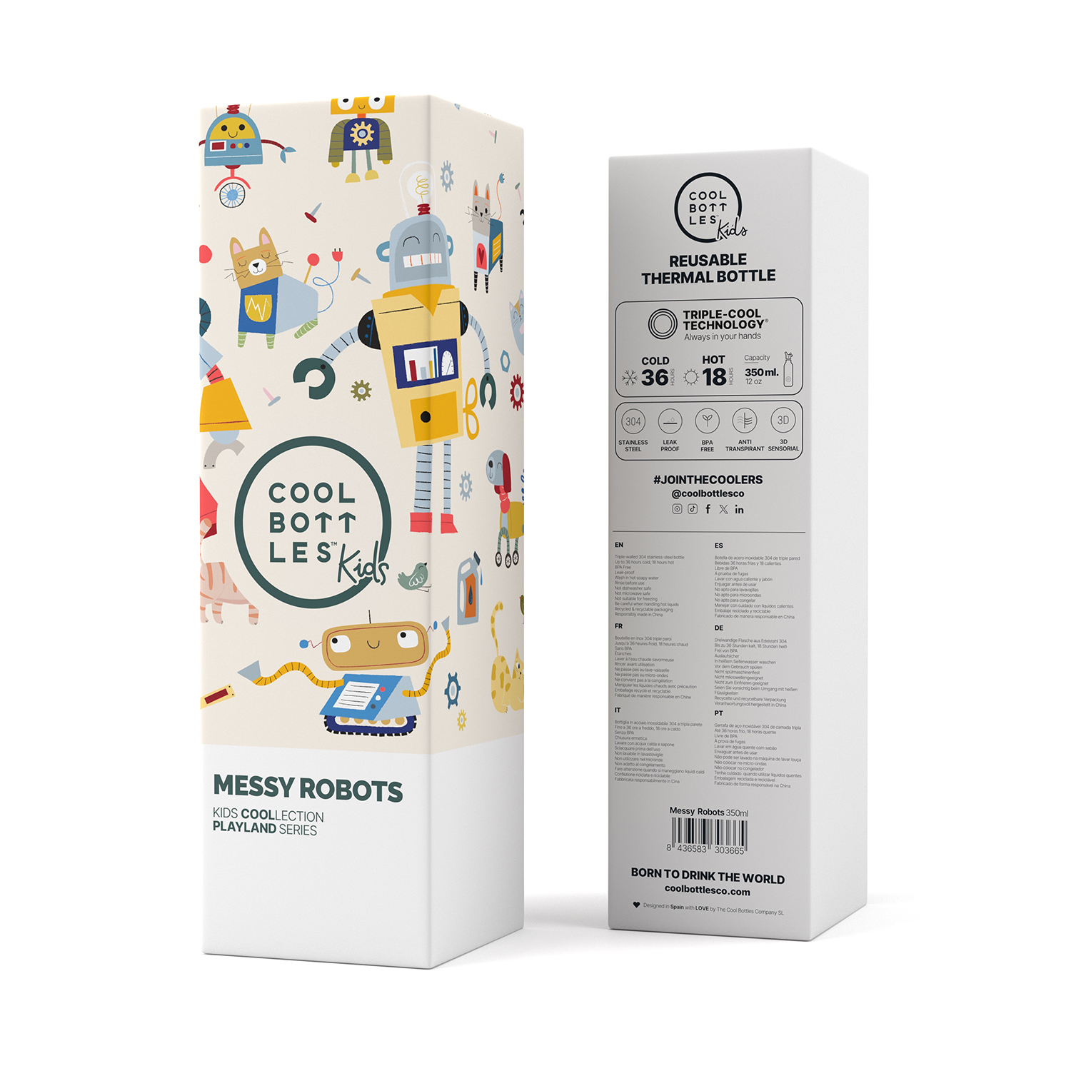 Термос–термобутылка Cool Bottles Kids 350мл