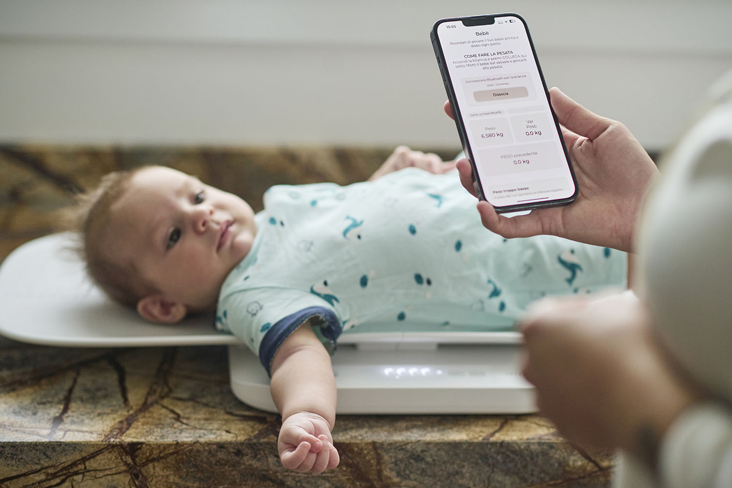 Весы электронные Nuvita 1330 PRIMIPESI CONNECT