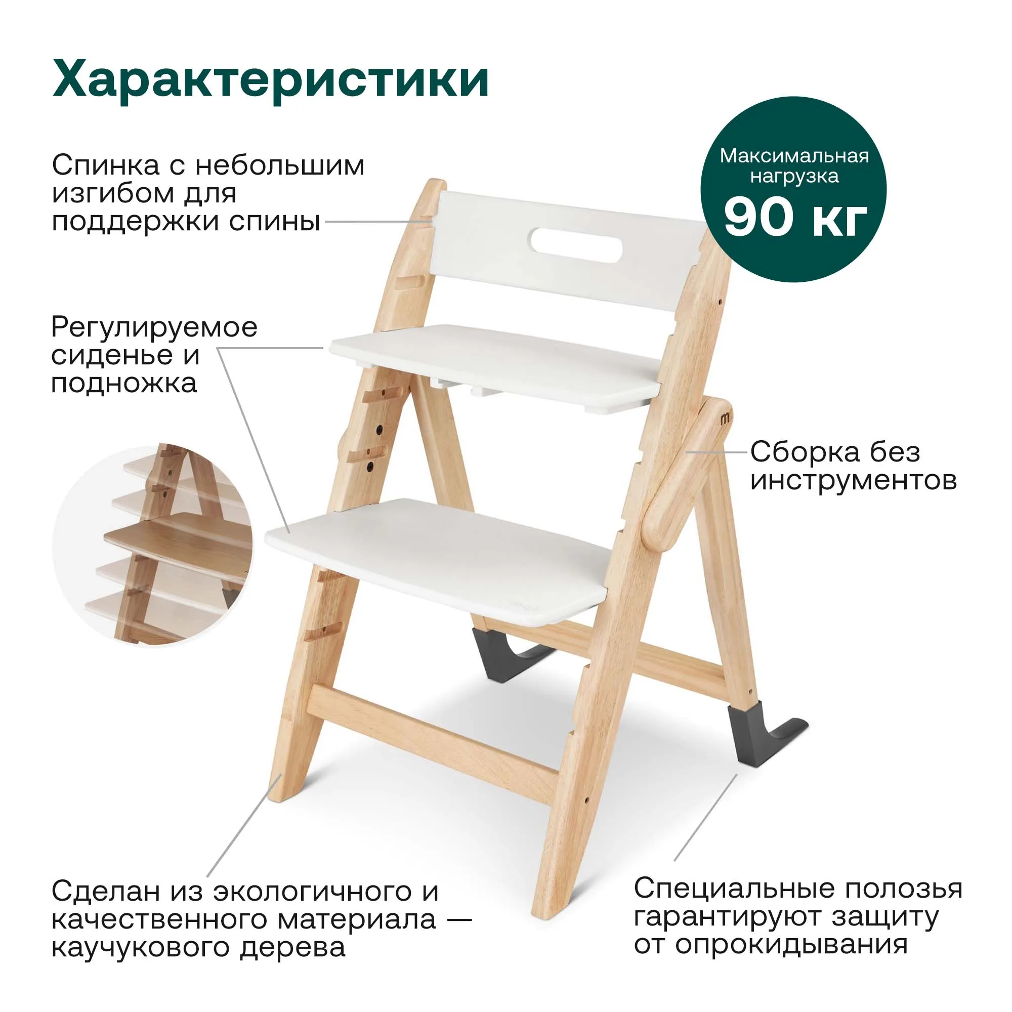 Растущий стульчик для кормления Moji by ABC-Design Yippy Tune Витрина