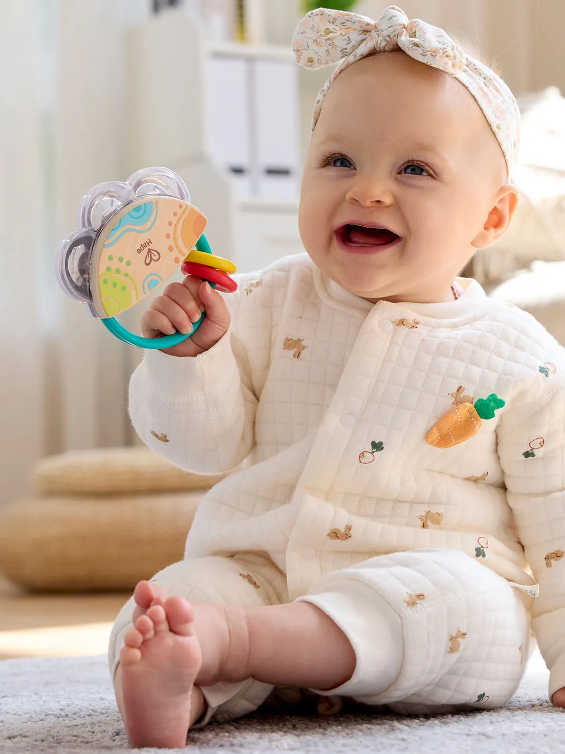 Погремушка Hape «Бубен» для малышей E0128_HP