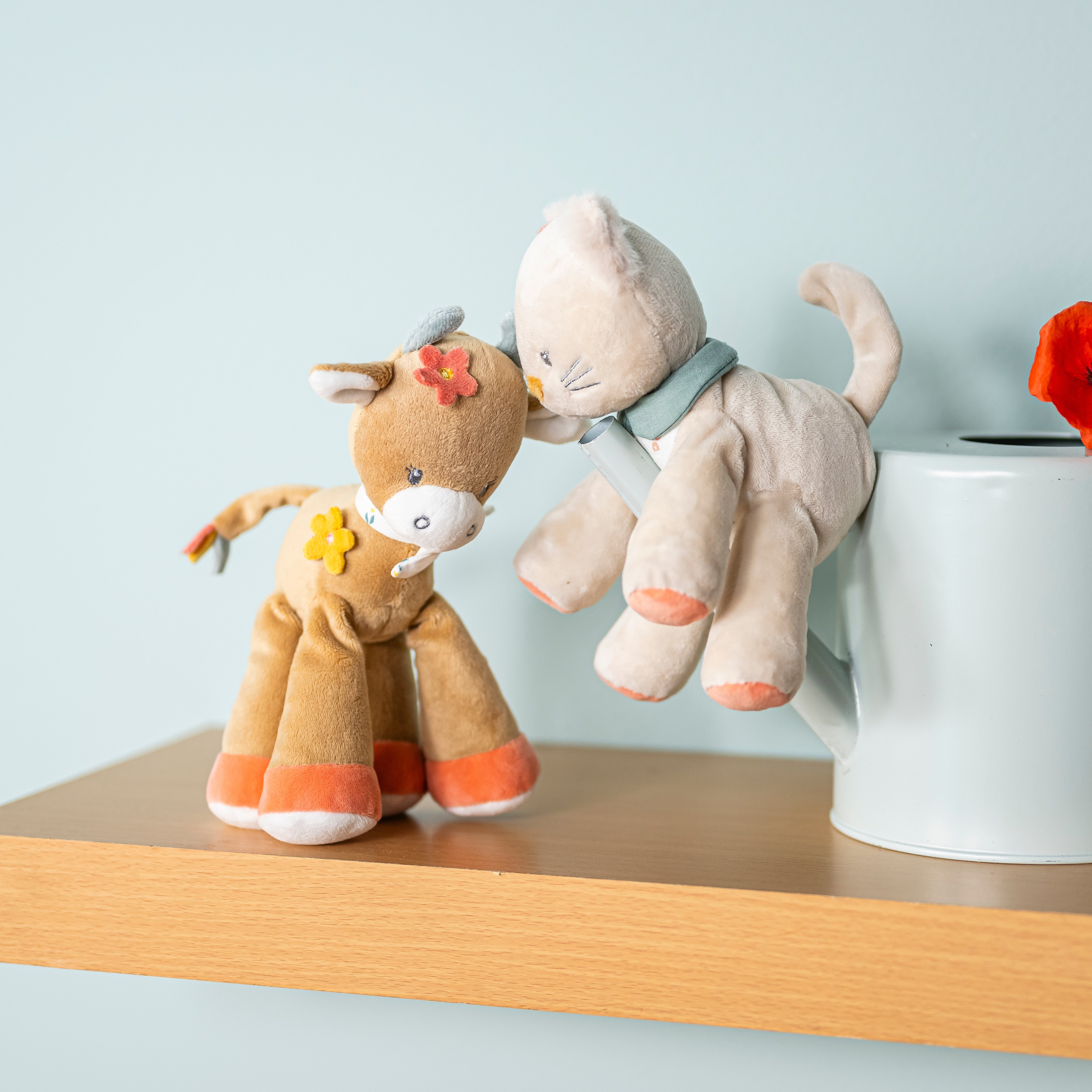 Игрушка мягкая Nattou Rattle MINI