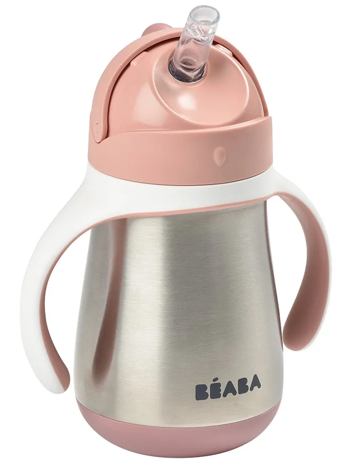 Поильник термос Beaba ST STEEL STRAW CUP 250 мл