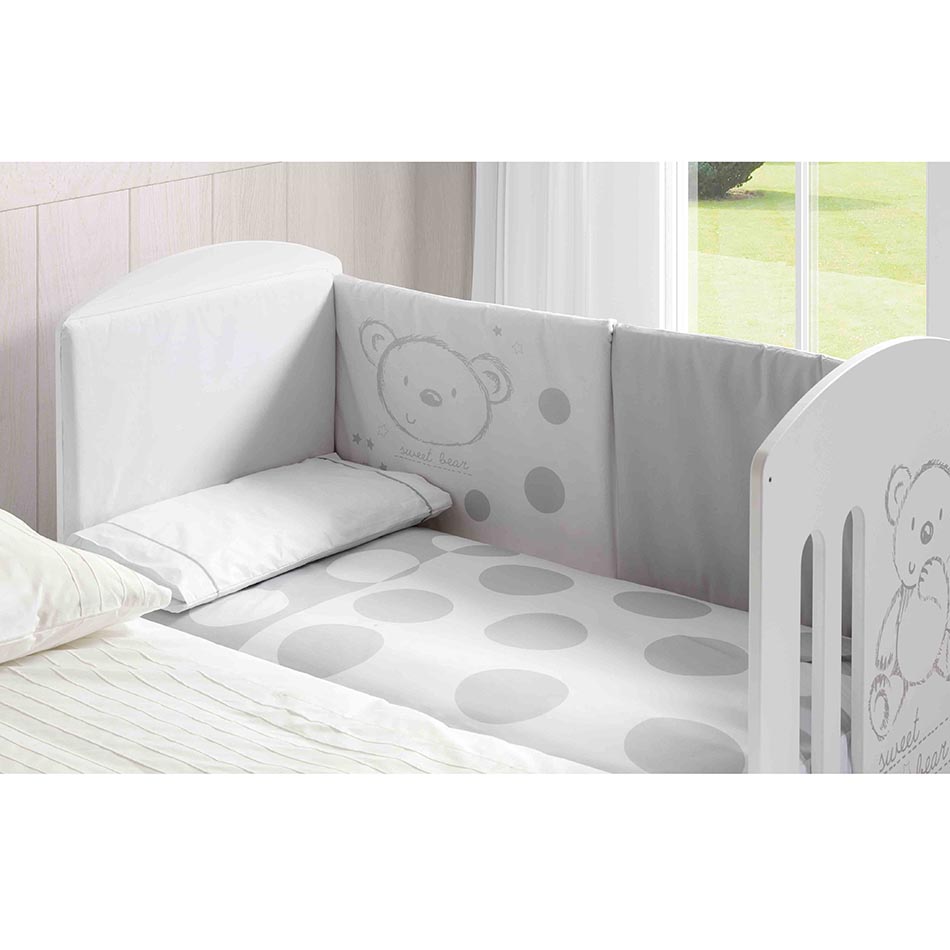 Набор Micuna Sweet Bear покрывало+борт 120*60 TX-700