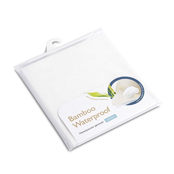 Наматрасник непромокаемый Fiorellino Bamboo Waterproof Comfort на резинках 120*60 см