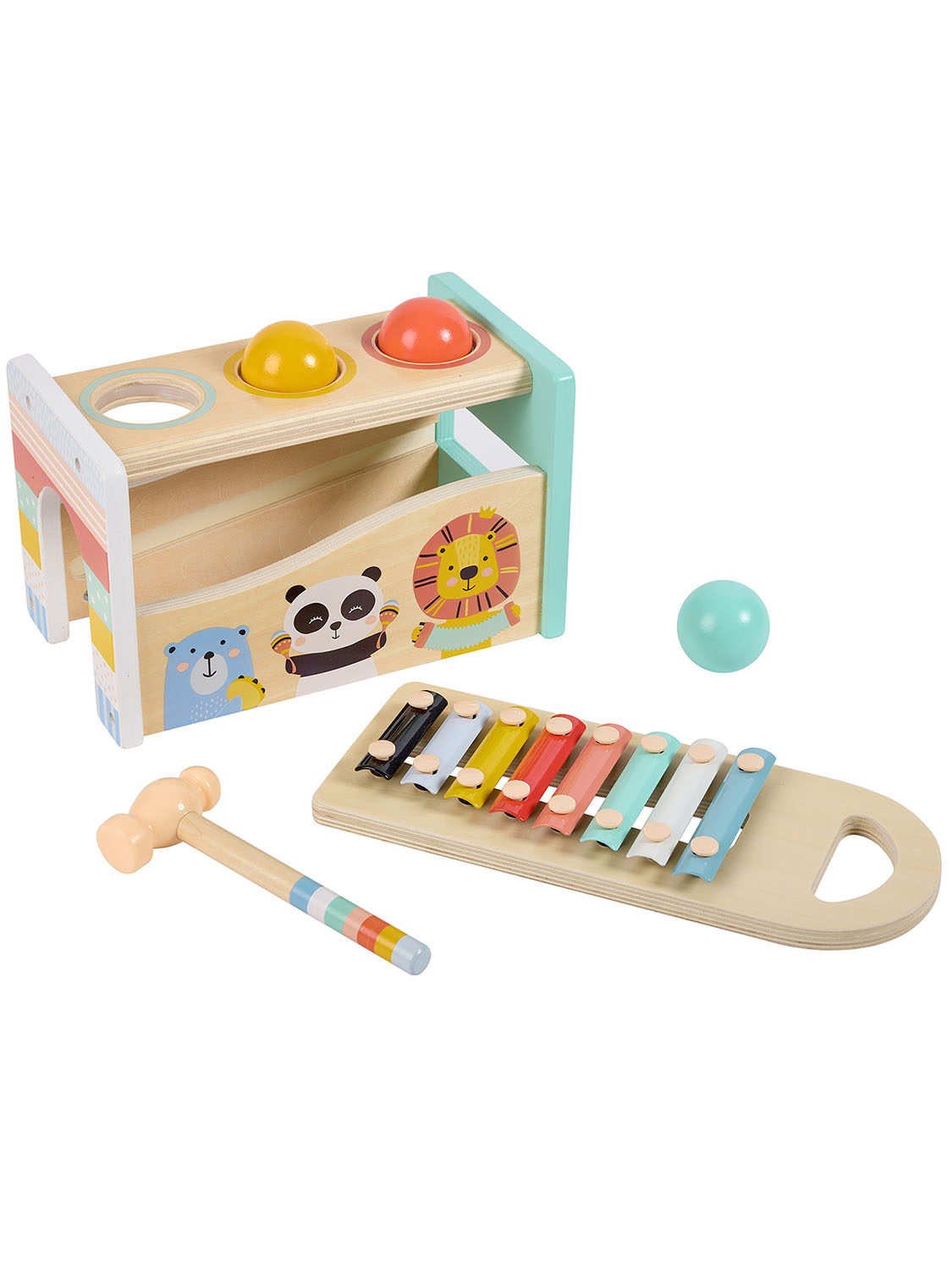 Игрушка музыкальная Eurekakids «Веселые инструменты» Ксилофон и стучалка
