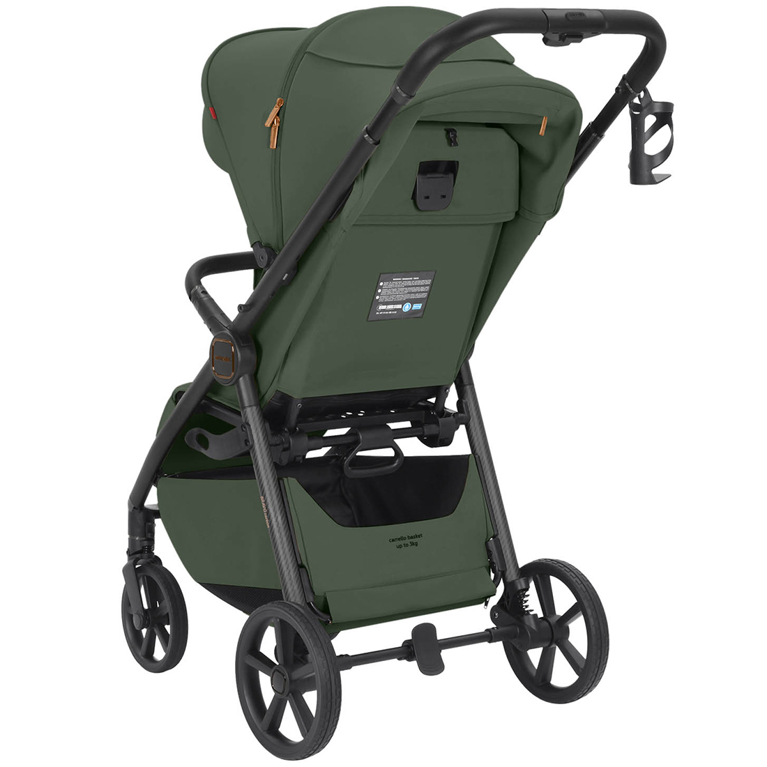 Коляска прогулочная CARRELLO Bravo carbon CRL-5530
