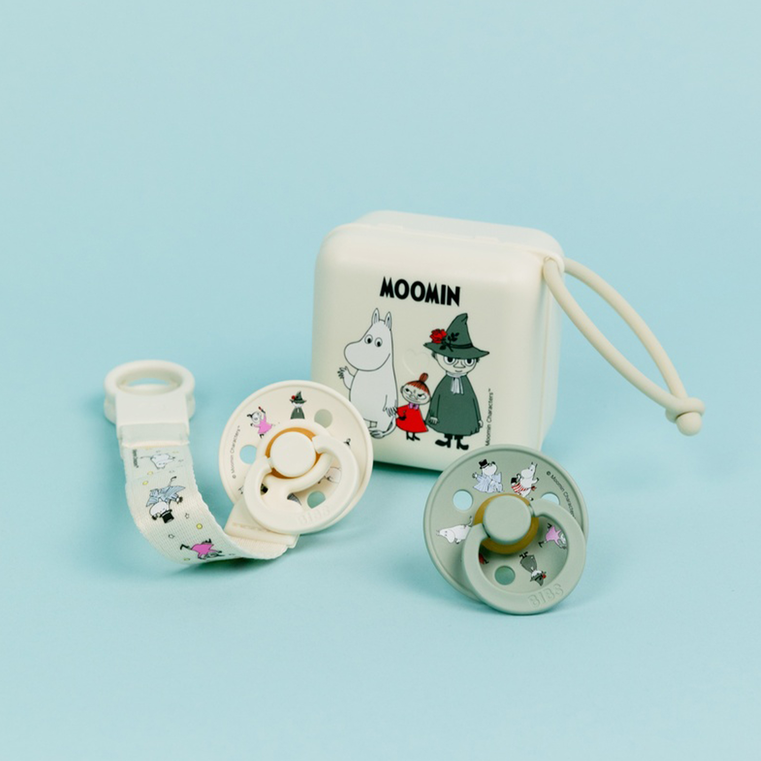 Пустышка латексная BIBS x Moomin Colour, 0+ мес