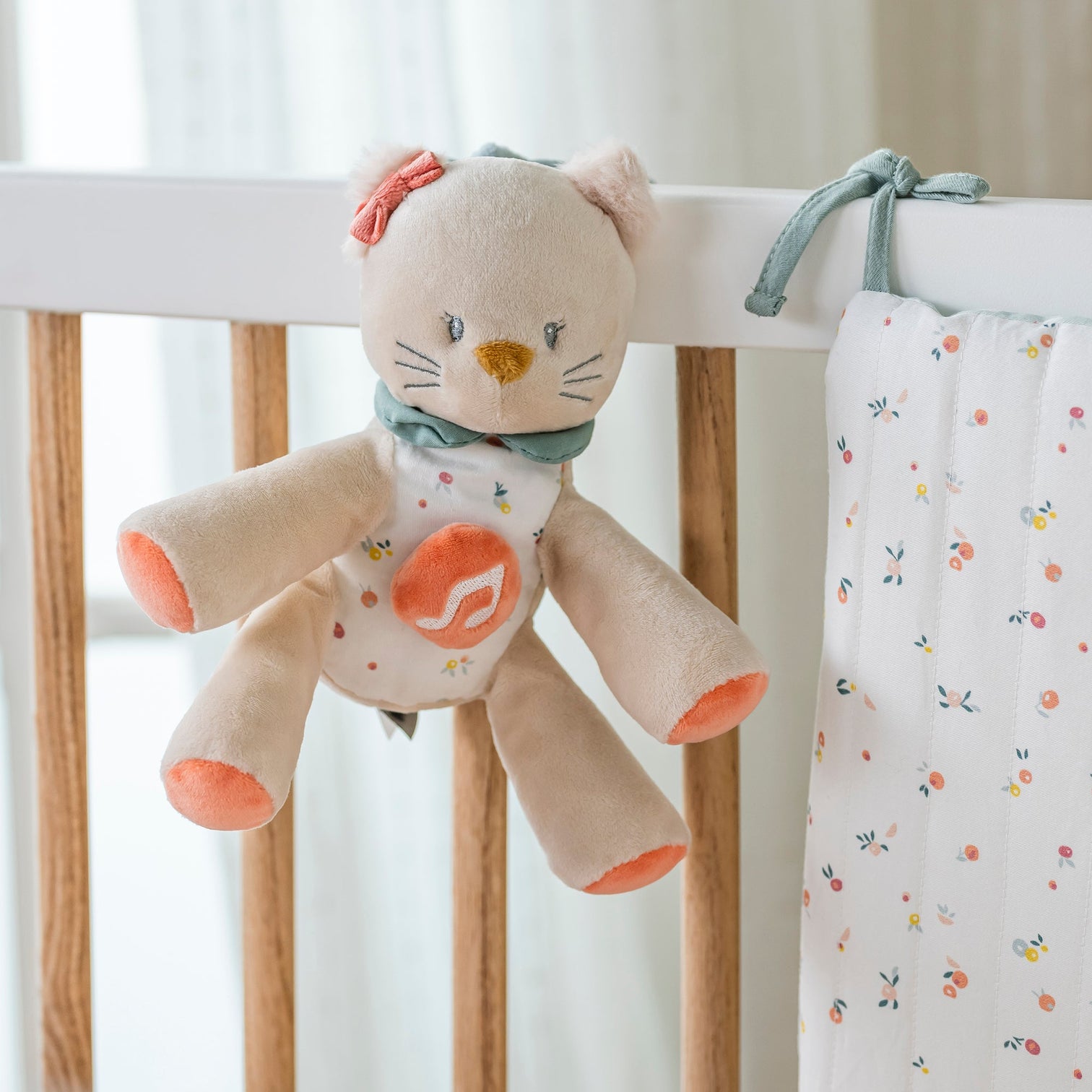 Игрушка мягкая Nattou Musical Soft toy MINI музыкальная