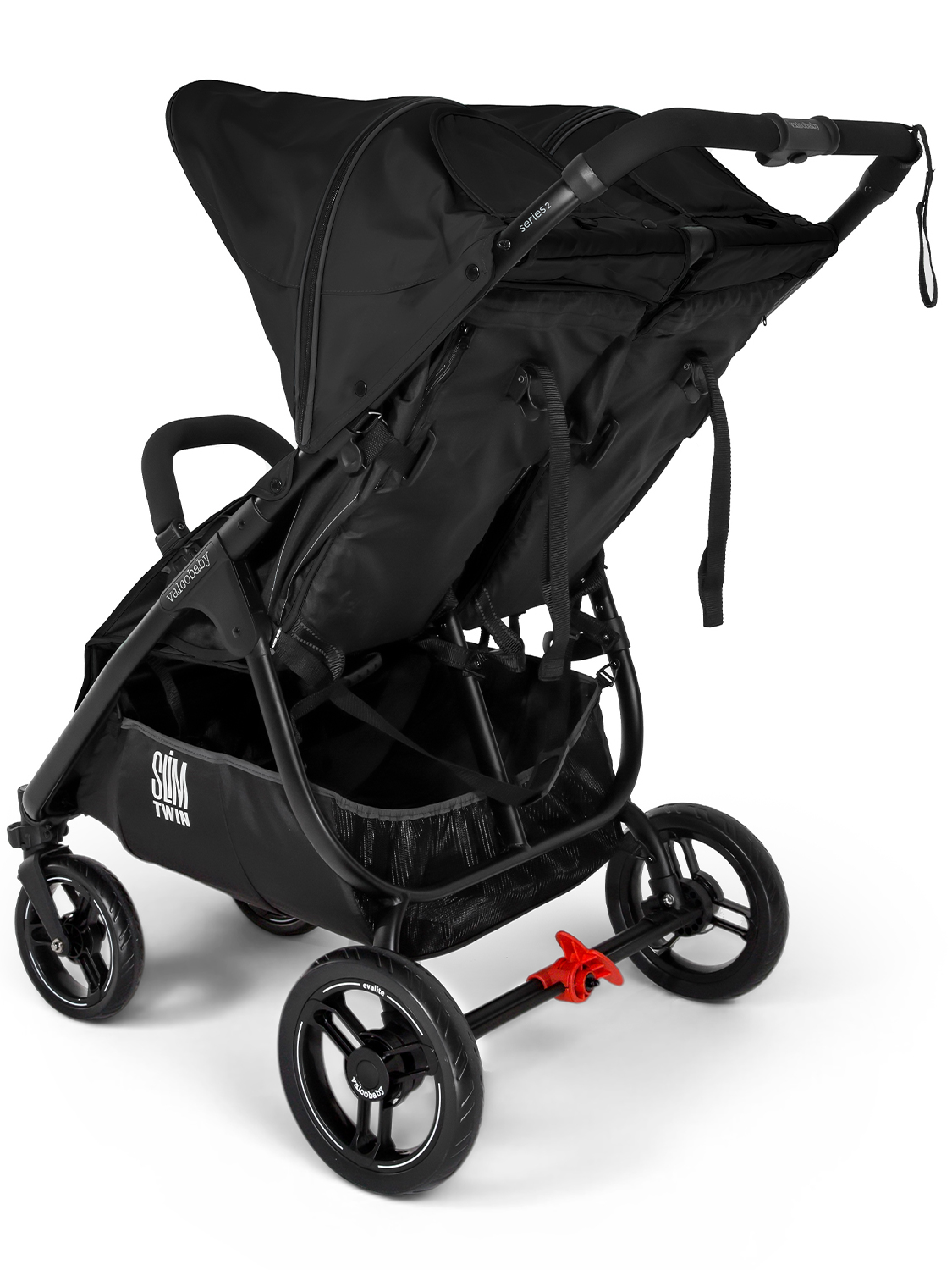 Коляска прогулочная для двойни Valco Baby Slim Twin 2.0