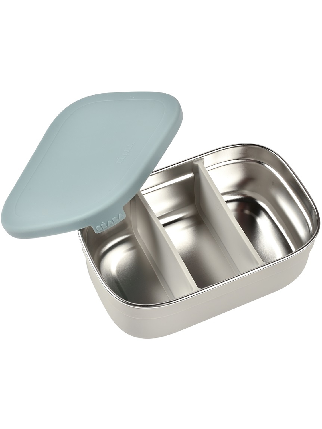 Контейнер Beaba для ланча BOITE REPAS INOX GRIS V/VERT S