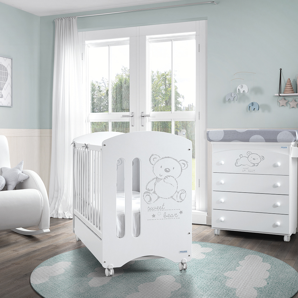 Набор Micuna Sweet Bear покрывало+борт 120*60 TX-700