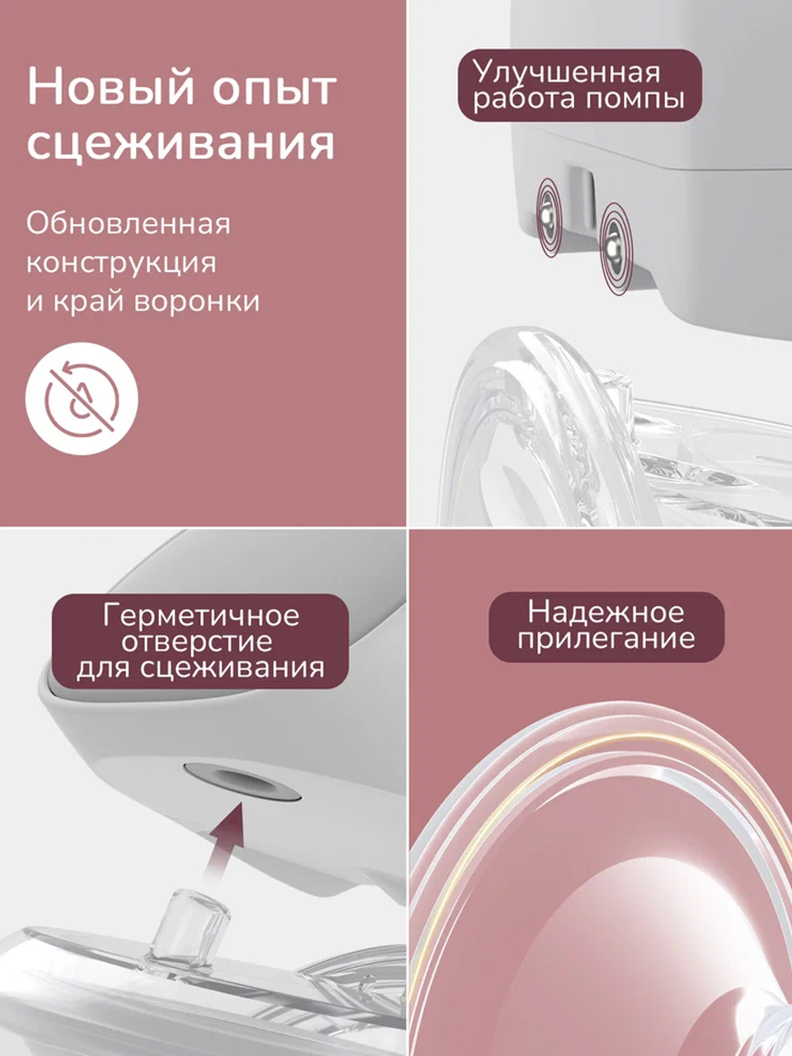 Молокоотсос Momcozy беспроводной портативный электрический S9 Pro