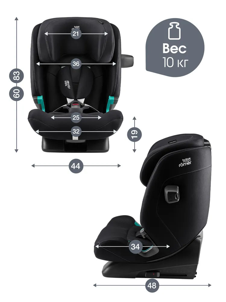 Автокресло 1/2/3 Britax Roemer  ADVANSAFIX PRO Classic