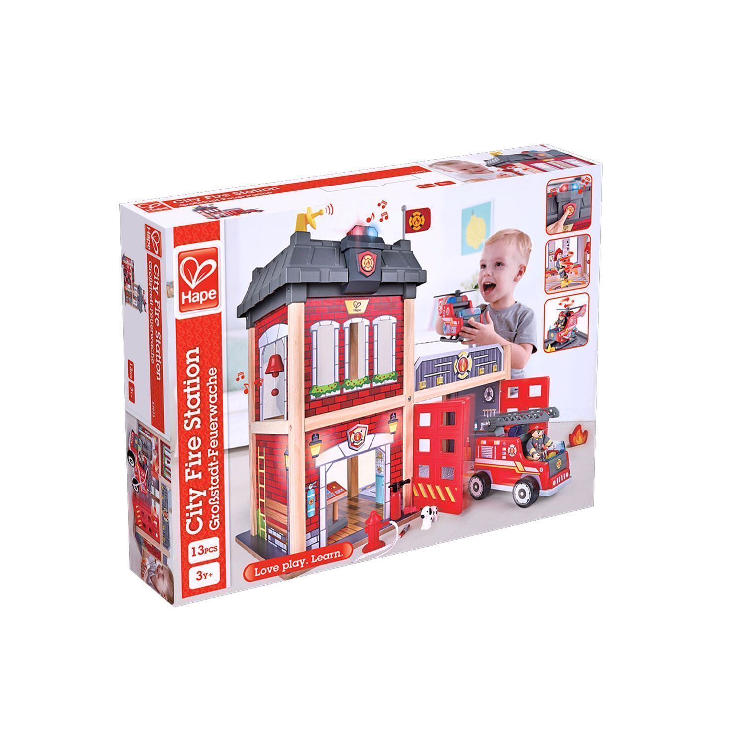 Игровой набор Hape «Пожарная станция» E3023_HP