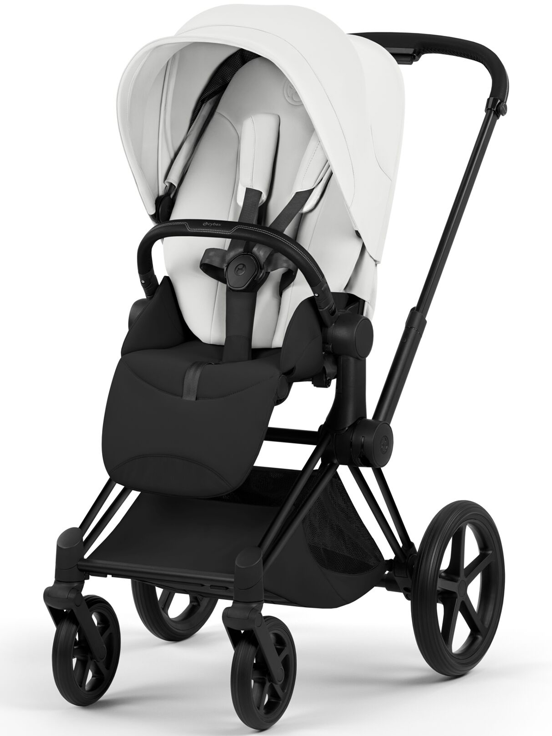 Коляска 2 в 1 Cybex Priam (5) Style шасси Matt Black