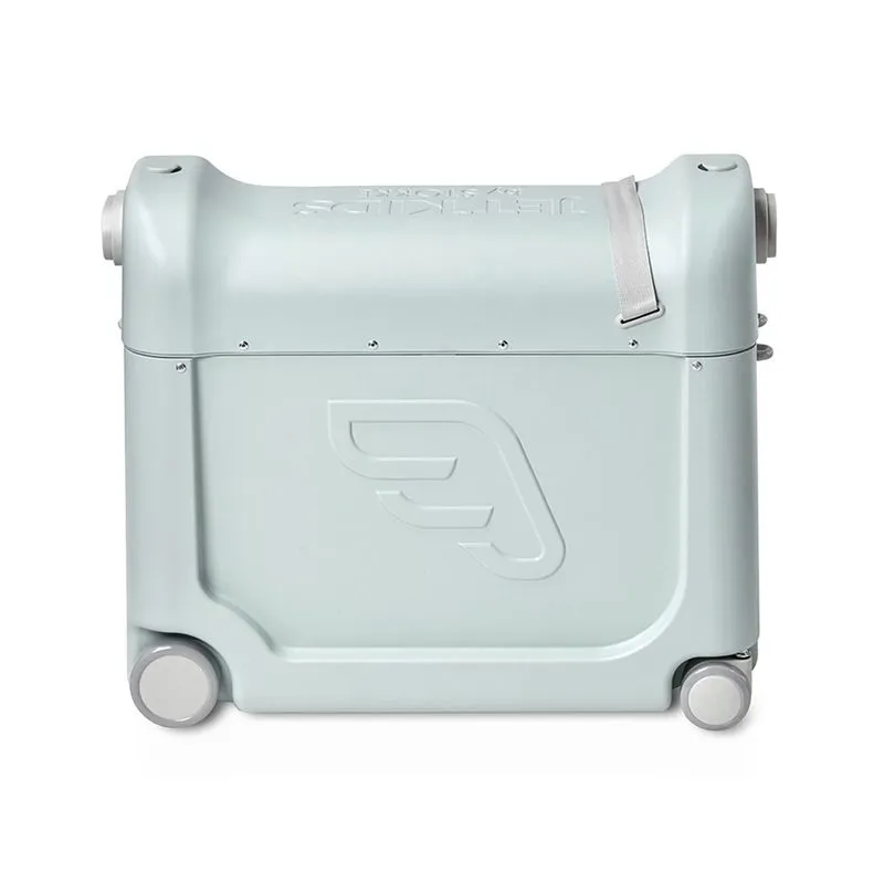 Чемодан JetKids by Stokke BedBox Green Aurora 534502  + Плед FUNNABABY Capelli белый 9215