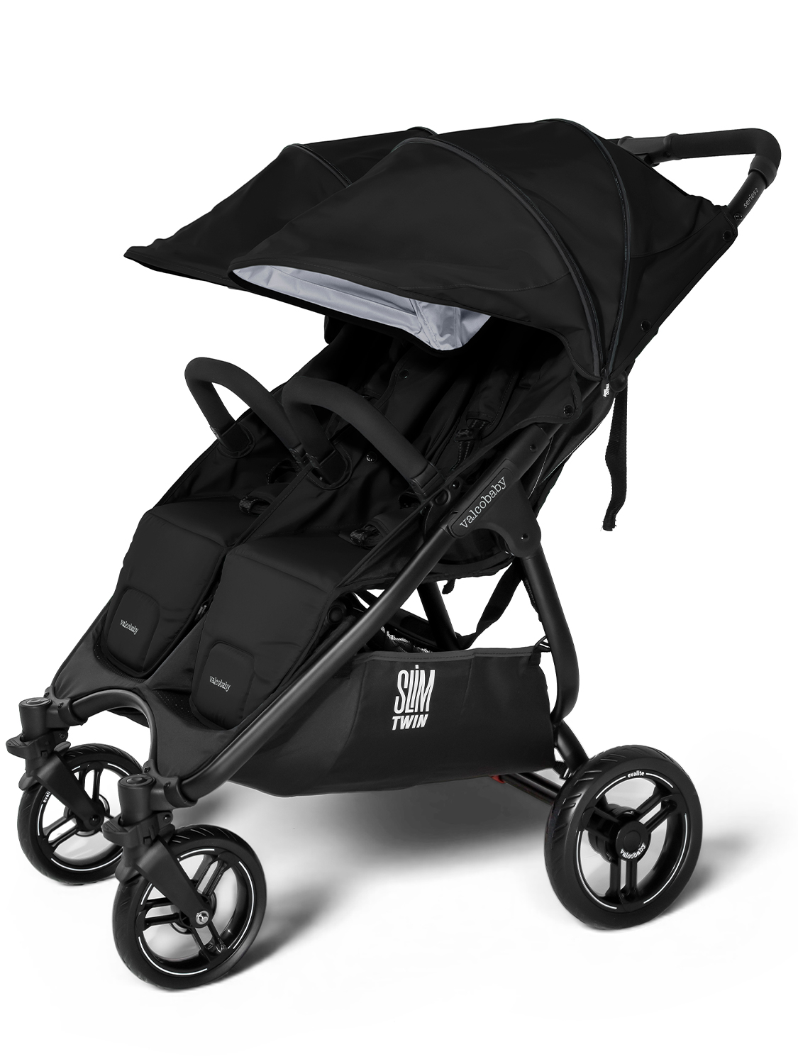 Коляска прогулочная для двойни Valco Baby Slim Twin 2.0