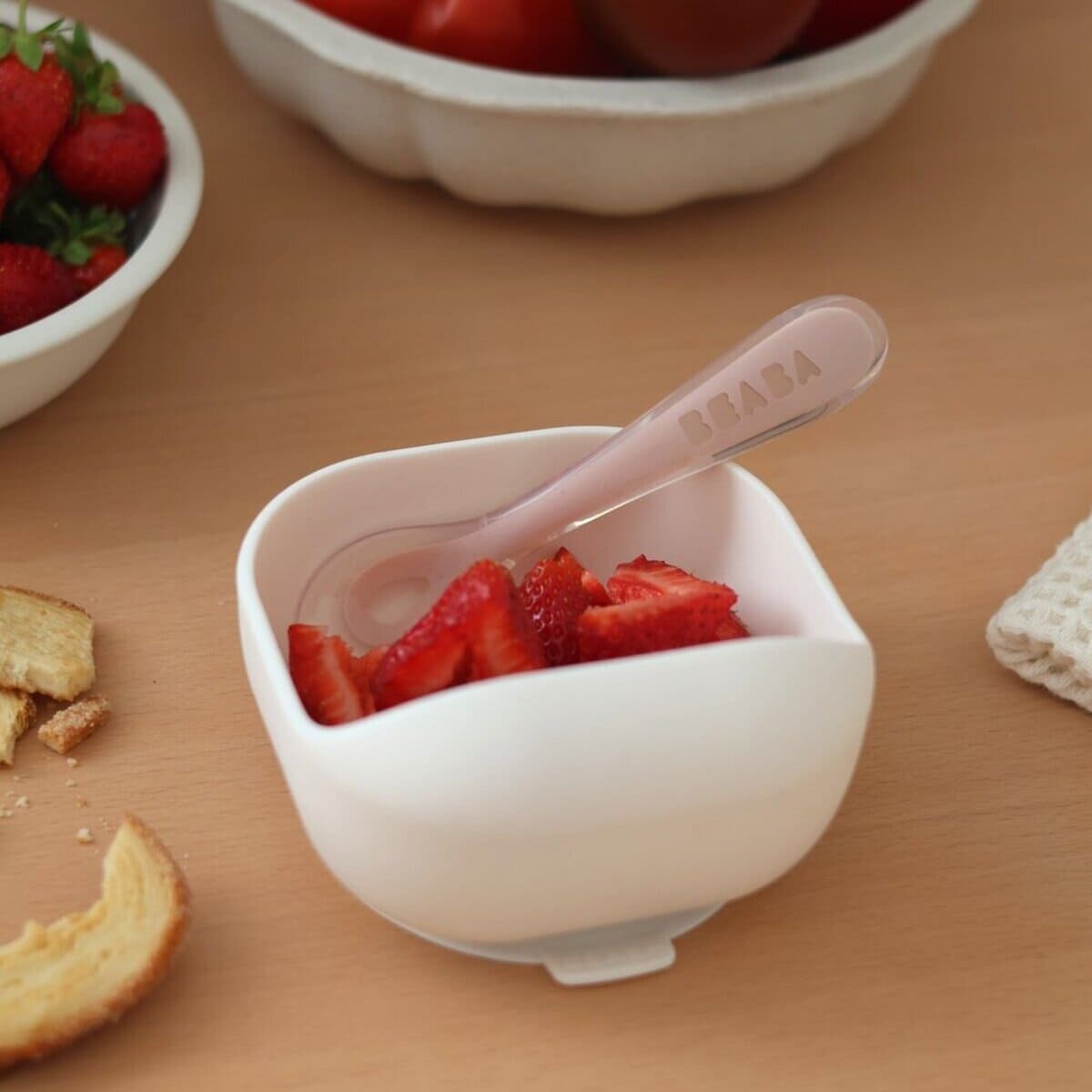Ложка Beaba эргономическая 2 2ND AGE Silicone Spoon