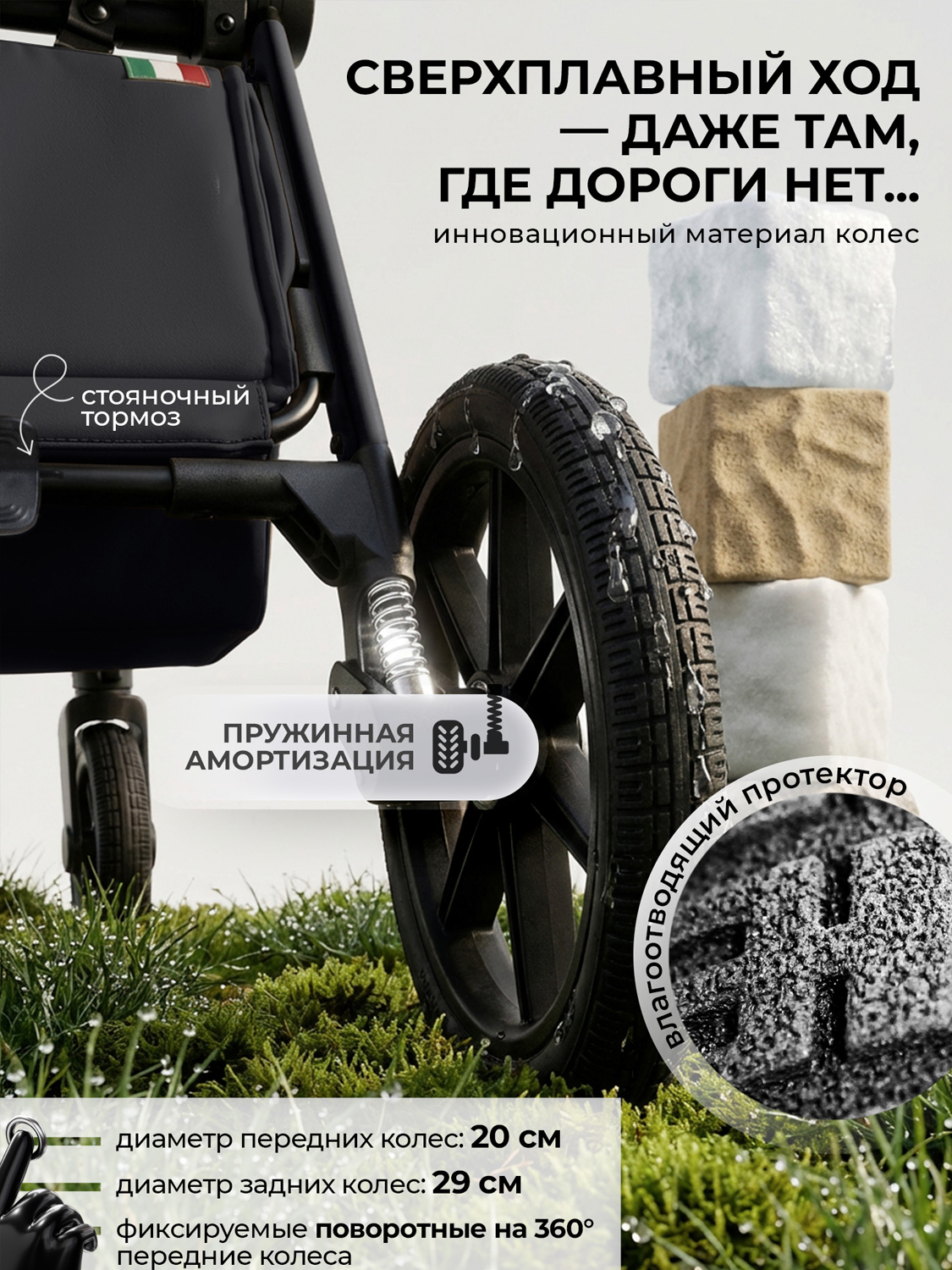 Коляска прогулочная SBL /Sweet Baby Elegante Therma