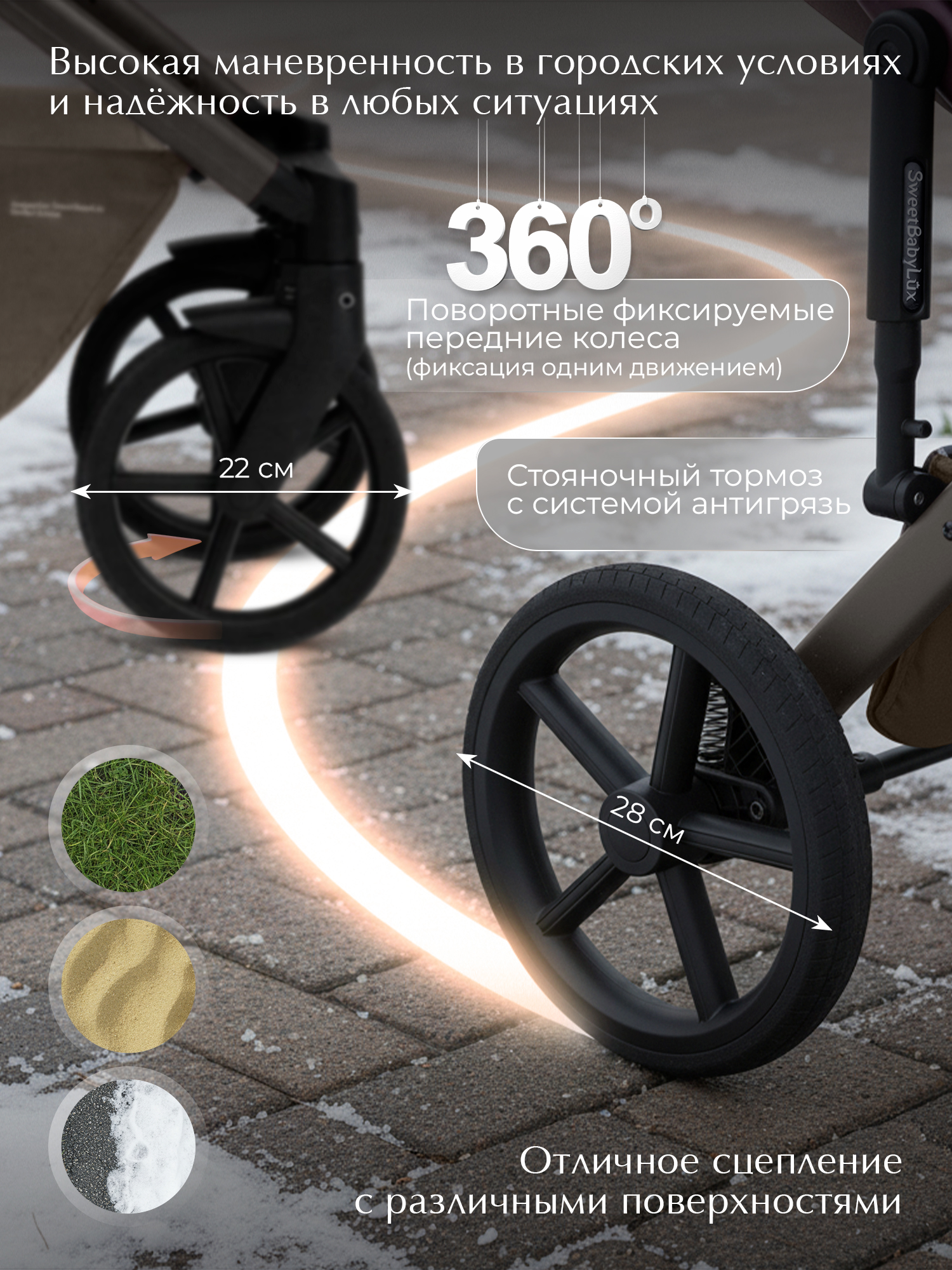 Коляска 2 в 1 SBL/Sweet Baby Dolce