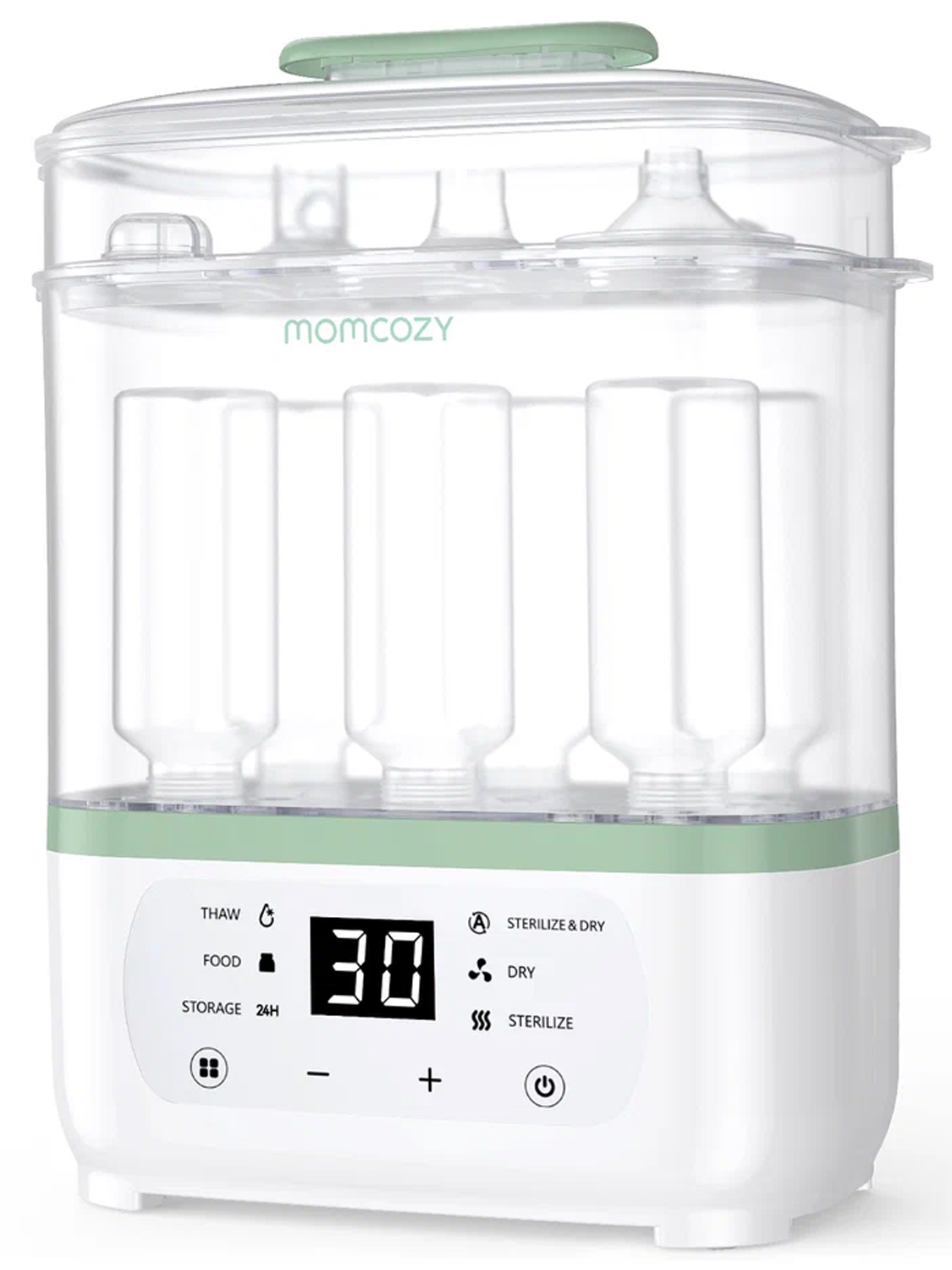 Стерилизатор Momcozy электрический паровой для детских бутылочек 8 в 1 BS02