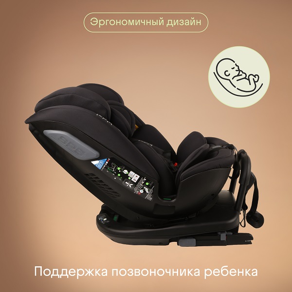 Автокресло 0+/1/2/3 KIDZI SPIN PLUS 360 i-SIZE