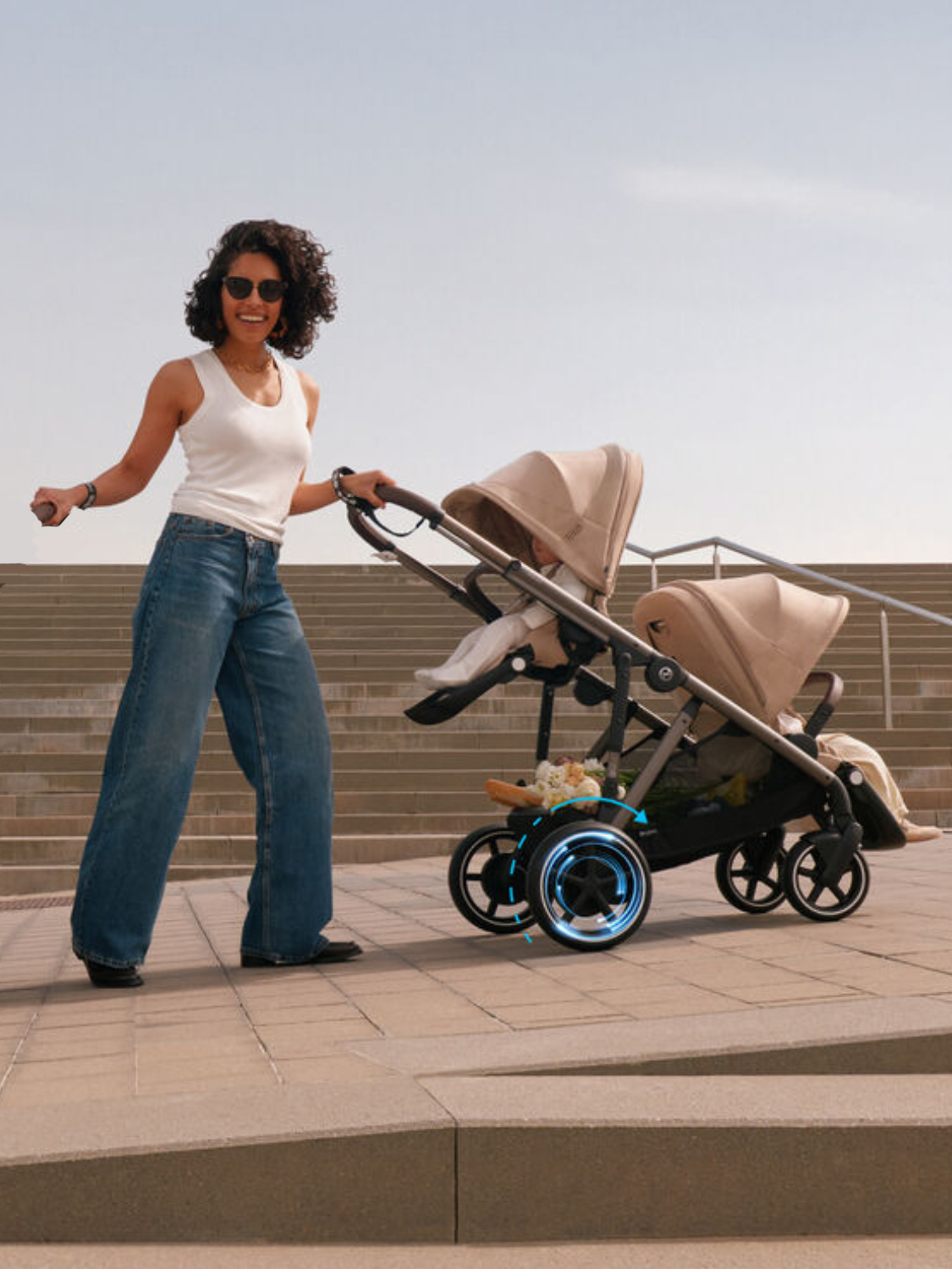 Коляска для погодок Cybex E-Gazelle S TPE