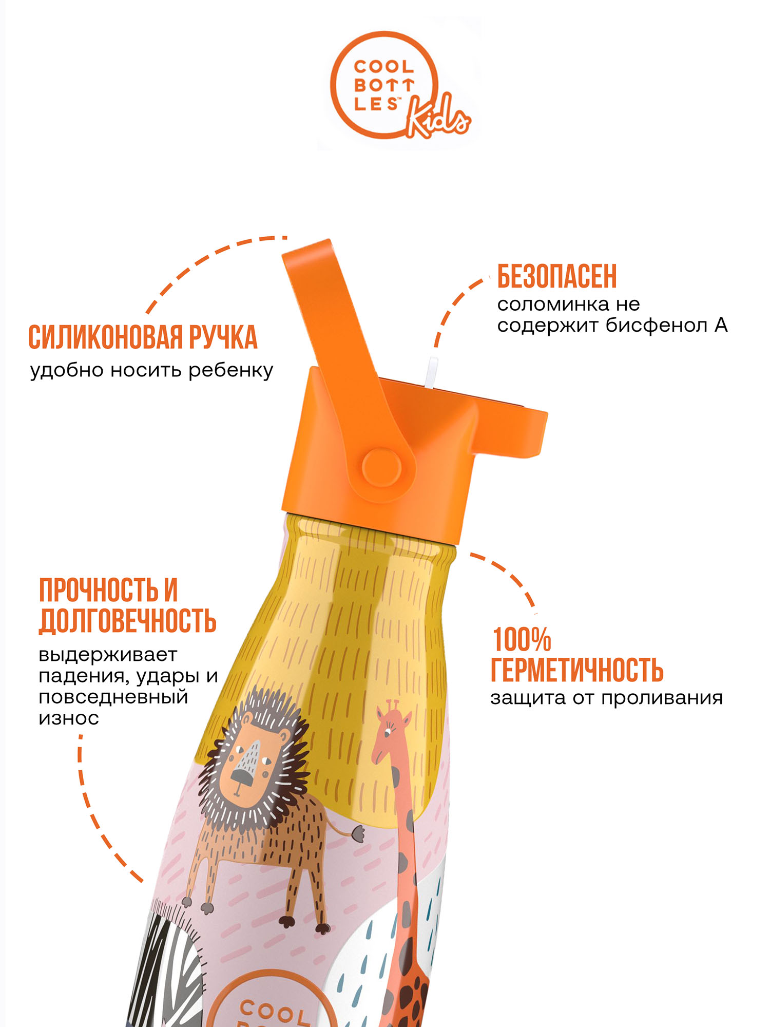 Термос–термобутылка Cool Bottles Kids 260мл