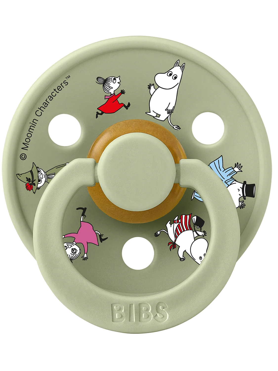 Пустышка латексная BIBS x Moomin Colour, 0+ мес