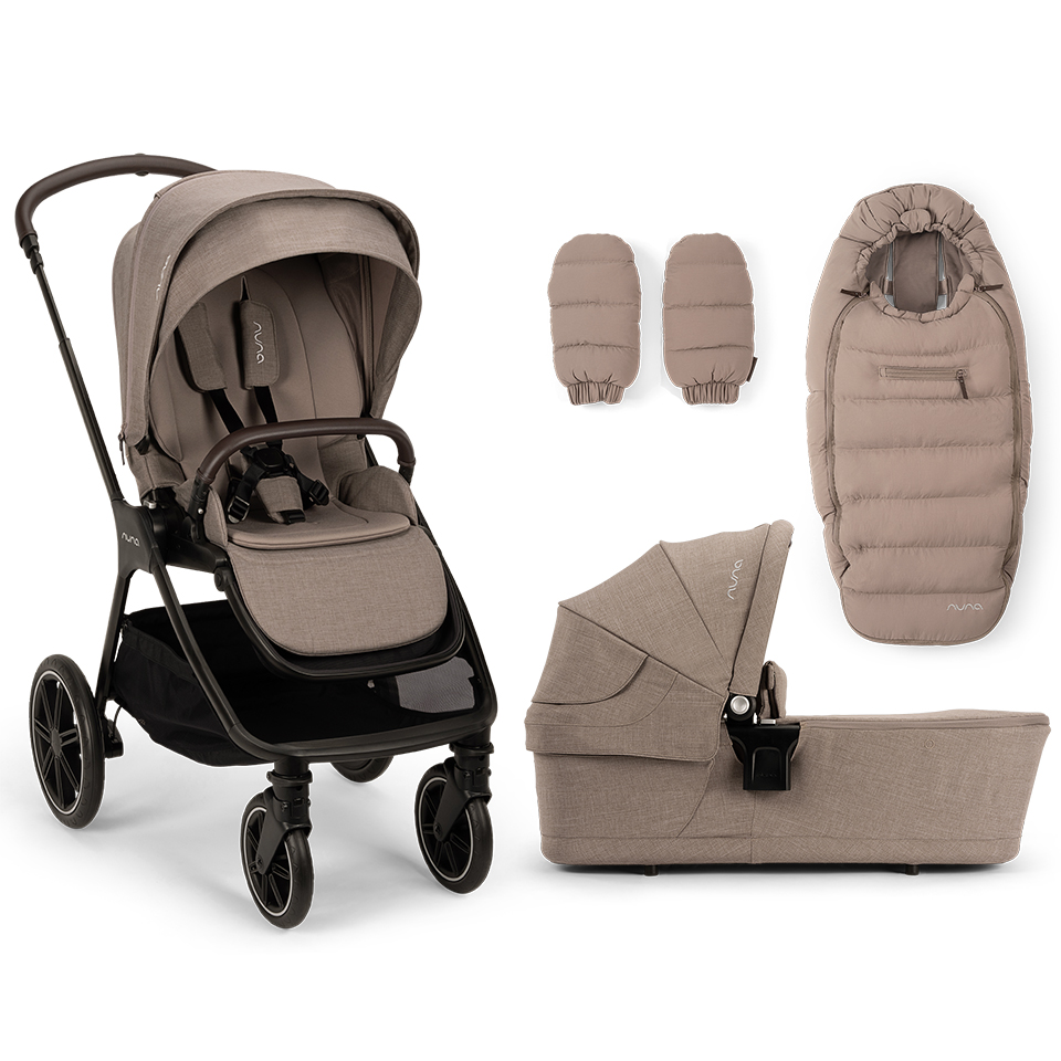 Коляска 2 в 1 Nuna TRIV LX AS с зимним комплектом