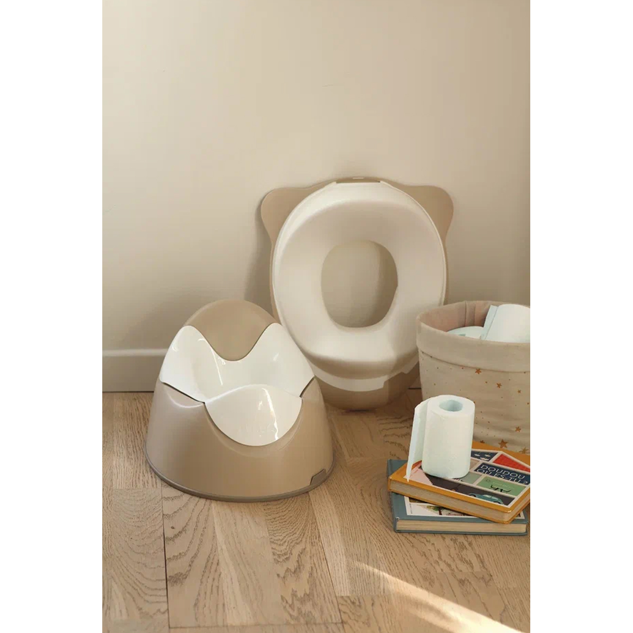 Сиденье для унитаза Beabaс крючком для крепления к стене или унитазу Reducteur de toilette