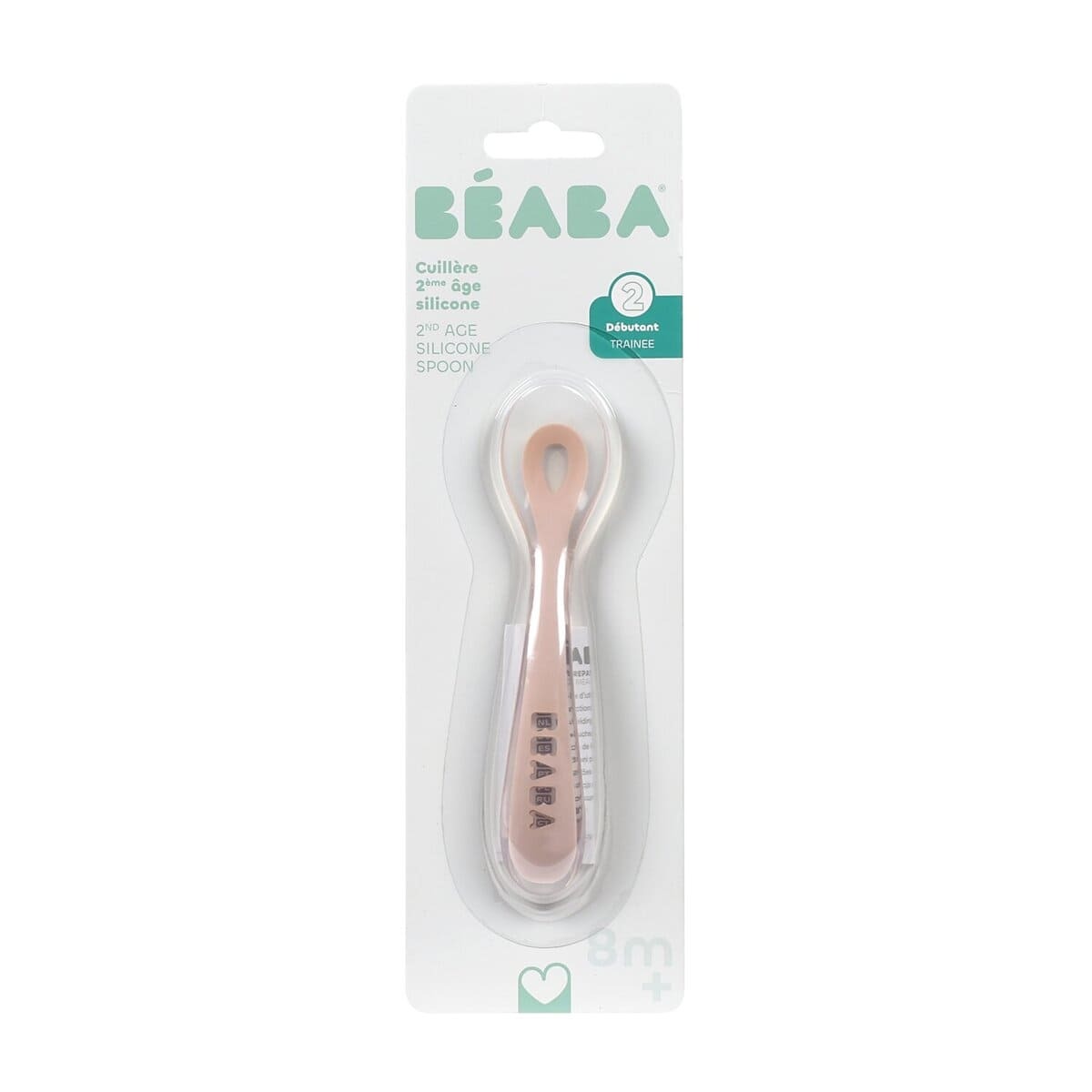 Ложка Beaba эргономическая 2 2ND AGE Silicone Spoon