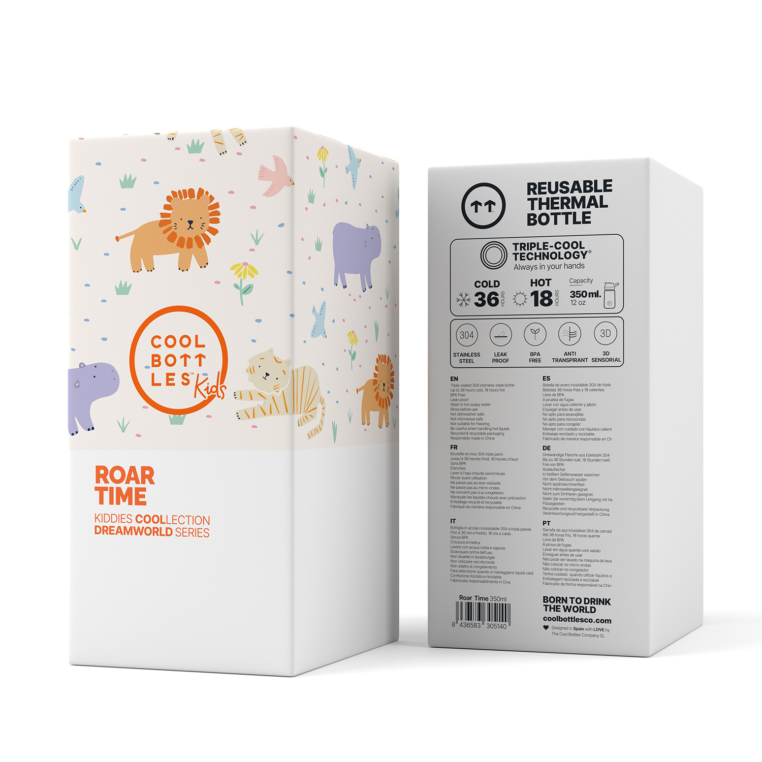 Термос–термобутылка Cool Bottles Kiddie 350мл