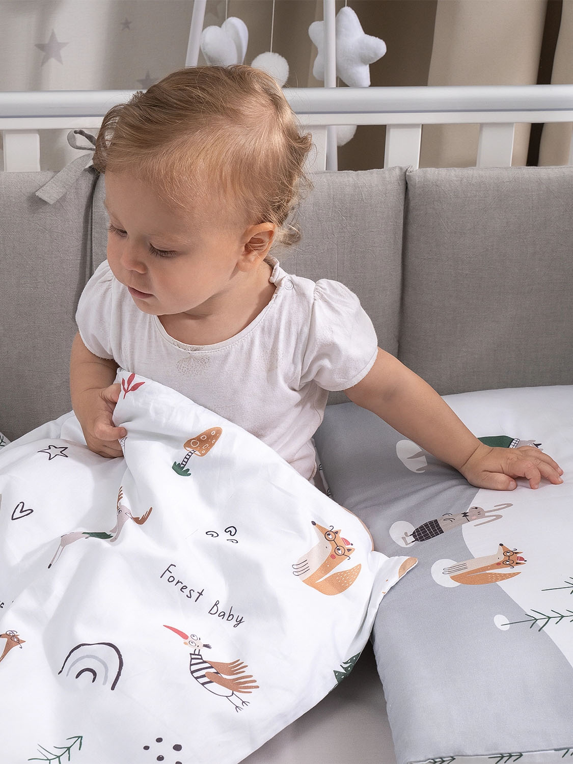 Постельное белье PERINA Forest Baby 120х60 см 3 предмета