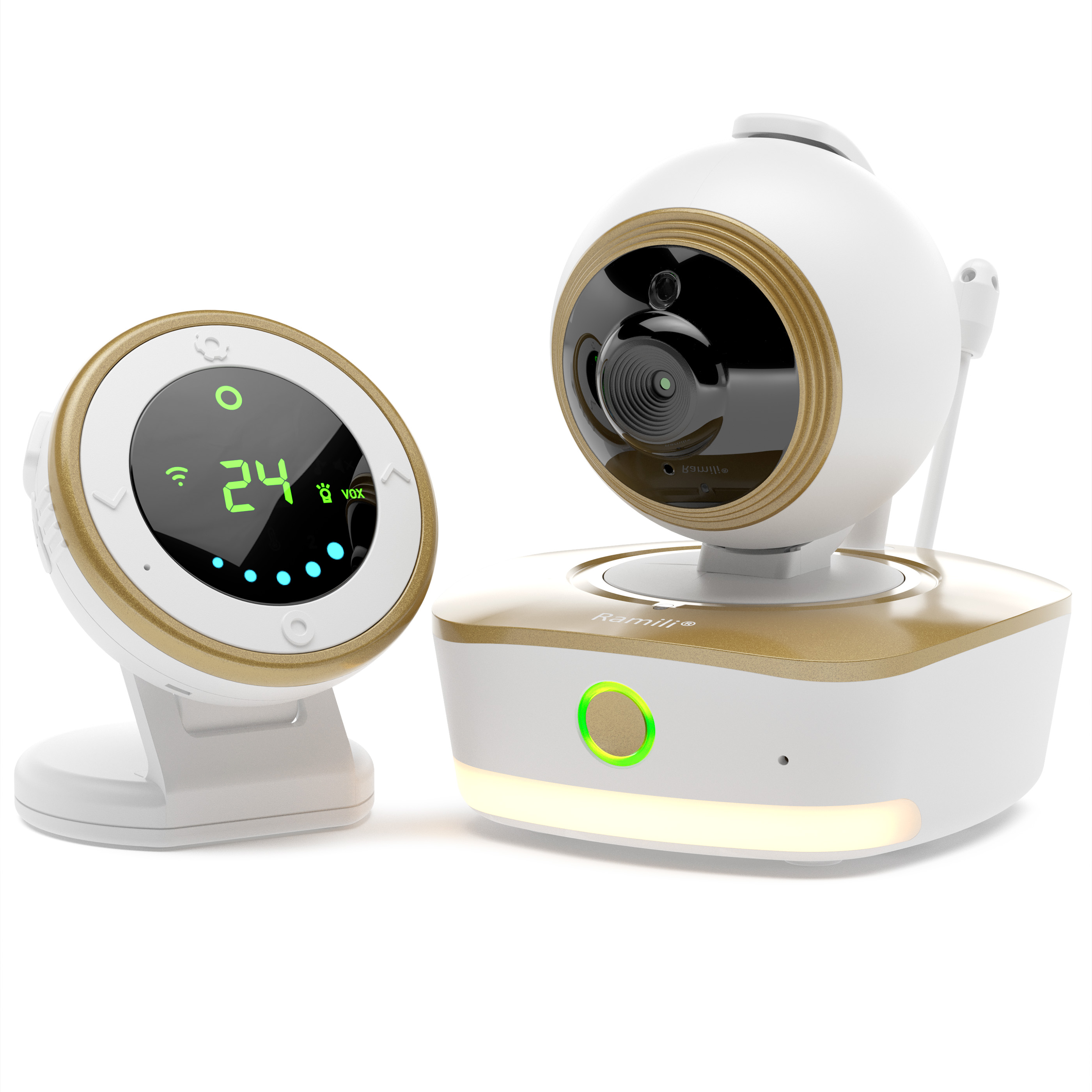 Видеоняня Ramili Baby 2 в 1 Wi-Fi Full HD радио с повышенной дальностью RV1800
