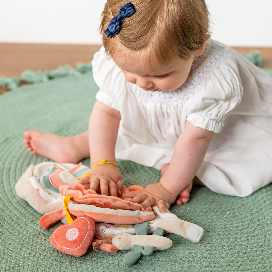 Игрушка мягкая Nattou Soft toy Activity книжка
