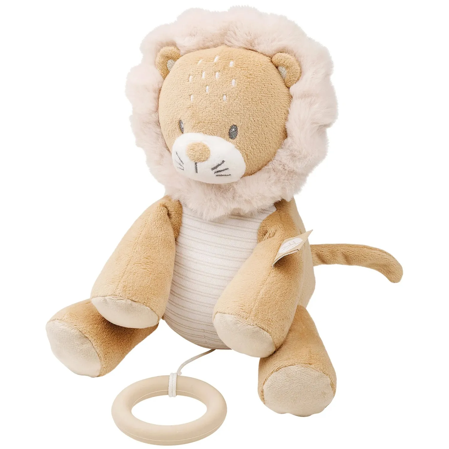 Игрушка мягкая Nattou Musical Soft toy FLO, ERNEST & OLI Лев музыкальная 682183
