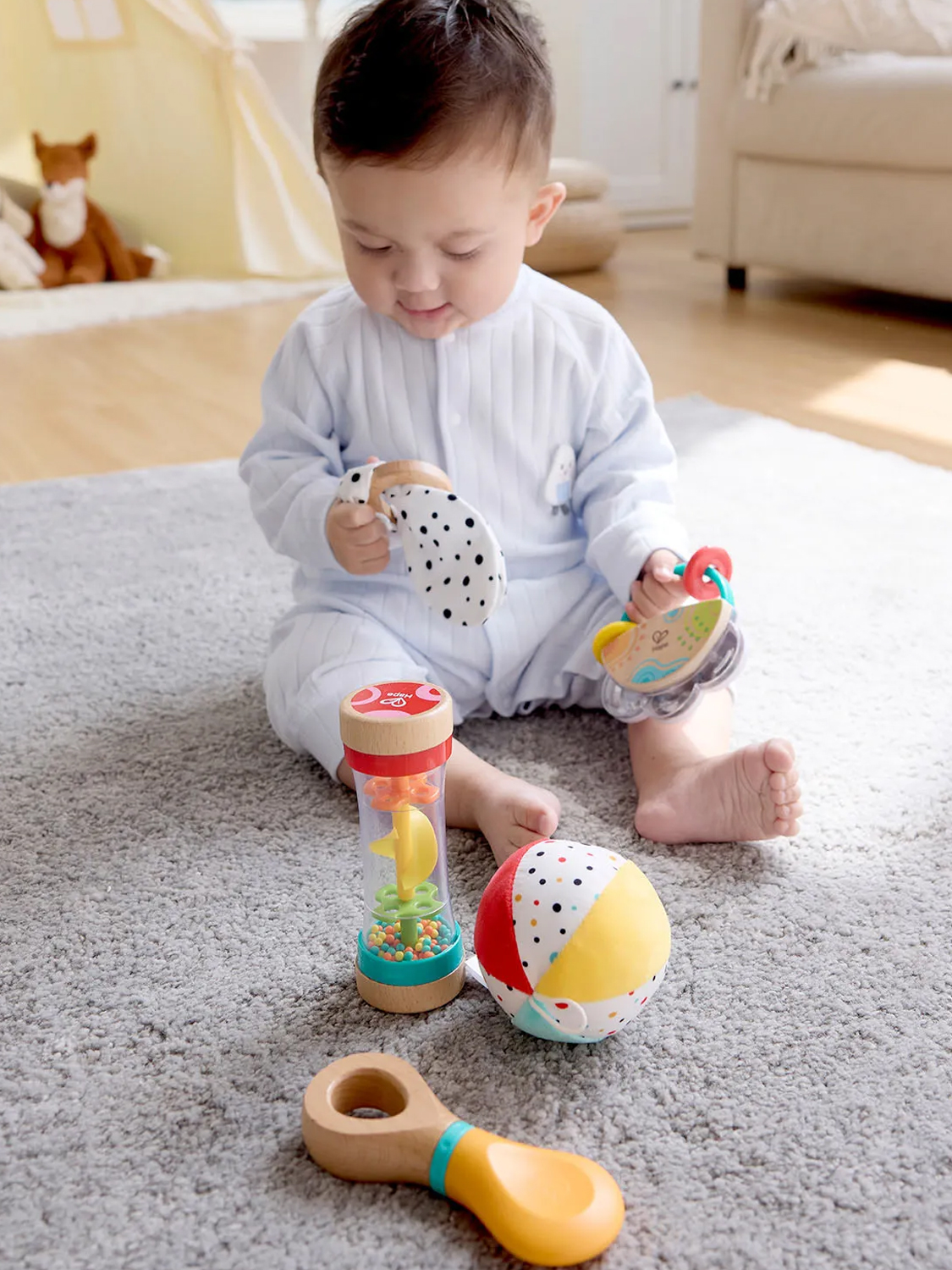 Набор погремушек Hape «Малышам» 5 предметов E0130_HP