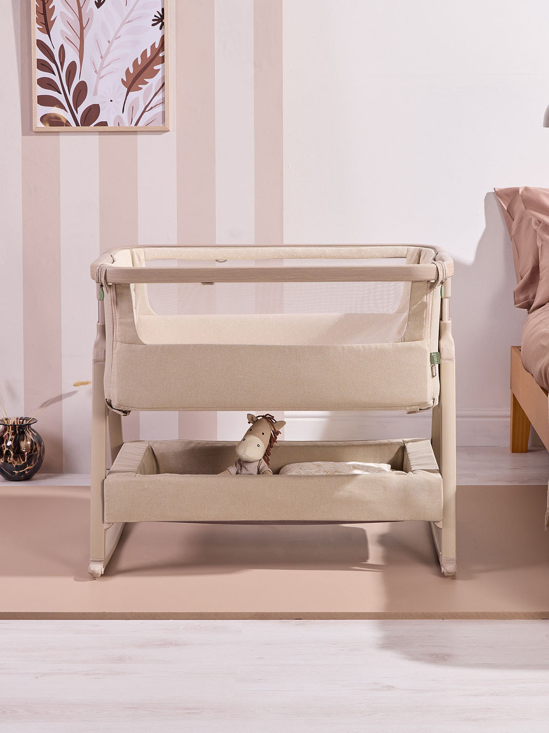 Колыбель приставная Tutti Bambini CoZee Air 2 Soft c колесами