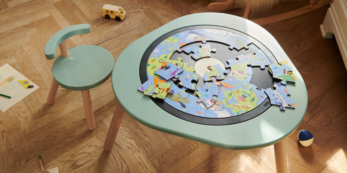 Пазлы Stokke MuTable Puzzle Four Seasons картонные