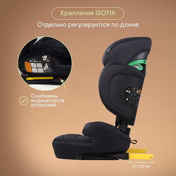 Автокресло 2/3 KIDZI  ITIRO i-SIZE