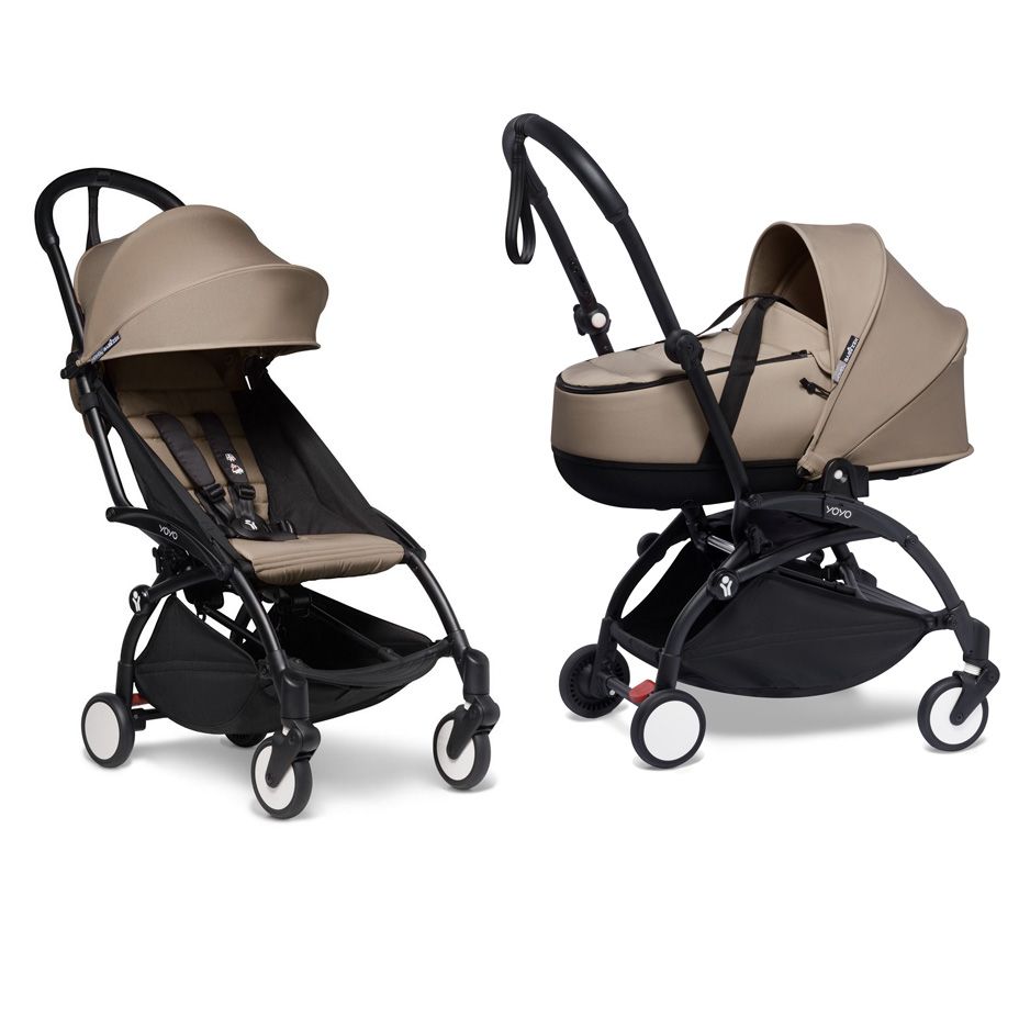 Коляска 2 в 1 Babyzen YOYO2 жесткая люлька (bassinet), рама черная