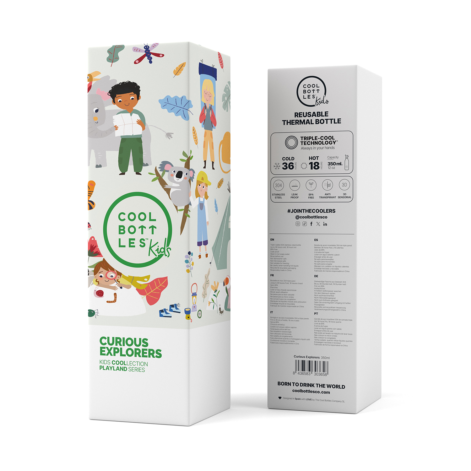 Термос–термобутылка Cool Bottles Kids 350мл